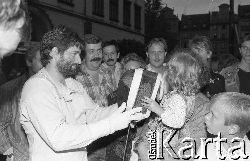 24.08.1990, Wrocław, Polska.
Festiwal Kultury Fizycznej NSZZ 
