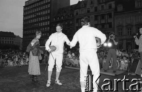 24.08.1990, Wrocław, Polska.
Festiwal Kultury Fizycznej NSZZ 