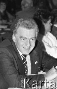 26-27.01.1991, Warszawa, Polska.
Ludwik Turko na I Krajowym Zjeździe Ruchu Obywatelskiego - Akcja Demokratyczna (ROAD).
Fot. Mieczysław Michalak, zbiory Ośrodka KARTA