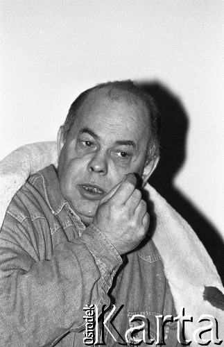 26-27.01.1991, Warszawa, Polska.
Jacek Kuroń na I Krajowym Zjeździe Ruchu Obywatelskiego - Akcja Demokratyczna (ROAD).
Fot. Mieczysław Michalak, zbiory Ośrodka KARTA