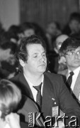 26-27.01.1991, Warszawa, Polska.
Zbigniew Bujak na I Krajowym Zjeździe Ruchu Obywatelskiego - Akcja Demokratyczna (ROAD).
Fot. Mieczysław Michalak, zbiory Ośrodka KARTA