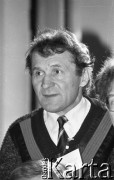 26-27.01.1991, Warszawa, Polska.
Henryk Wujec na I Krajowym Zjeździe Ruchu Obywatelskiego - Akcja Demokratyczna (ROAD).
Fot. Mieczysław Michalak, zbiory Ośrodka KARTA