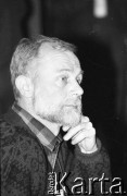 26-27.01.1991, Warszawa, Polska.
Aleksander Labuda na I Krajowym Zjeździe Ruchu Obywatelskiego - Akcja Demokratyczna (ROAD).
Fot. Mieczysław Michalak, zbiory Ośrodka KARTA