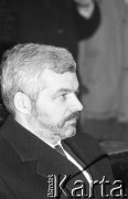 23-24.02.1991, Gdańsk, Polska.
Premier Jan Krzysztof Bielecki podczas obrad III Krajowego Zjazdu Delegatów NSZZ 