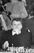 23-24.02.1991, Gdańsk, Polska.
Bogdan Borusewicz podczas obrad III Krajowego Zjazdu Delegatów NSZZ 