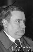 23-24.02.1991, Gdańsk, Polska.
Prezydent Lech Wałęsa podczas obrad III Krajowego Zjazdu Delegatów NSZZ 