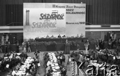 23-24.02.1991, Gdańsk, Polska.
Obrady III Krajowego Zjazdu Delegatów NSZZ 