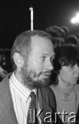 23-24.02.1991, Gdańsk, Polska.
Michał Boni podczas obrad III Krajowego Zjazdu Delegatów NSZZ 