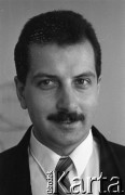 Ok. 1990, Wrocław, Polska.
Rafał Dutkiewicz.
Fot. Mieczysław Michalak, zbiory Ośrodka KARTA