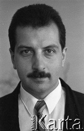 Ok. 1990, Wrocław, Polska.
Rafał Dutkiewicz.
Fot. Mieczysław Michalak, zbiory Ośrodka KARTA