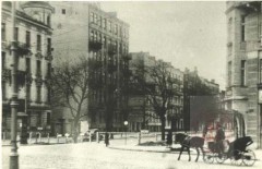 1939-1944, Warszawa. 
Róg Placu Unii Lubelskiej i alei Szucha. 
Fot. NN, Studium Polski Podziemnej w Londynie