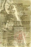 1941, Warszawa. 
Zawiadomienie o przyjmowaniu zleceń wyłącznie przez Niemców przez cztery zakłady fotograficzne. 
Fot. NN, Studium Polski Podziemnej w Londynie