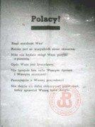 Wrzesień 1939, brak miejsca. 
Niemiecka ulotka propagandowa zachęcająca Polaków do zaprzestania walk podczas kampanii wrześniowej. 
Fot. NN, Studium Polski Podziemnej w Londynie