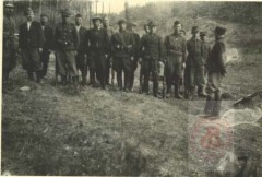 1940-1945, brak miejsca.
Oddział partyzancki w czasie ćwiczeń.
Fot. NN, Studium Polski Podziemnej w Londynie