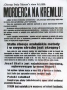 1941-1945, brak miejsca.
Niemiecki plakat propagandowy skierowany przeciw ZSRR. 
Fot. NN, Studium Polski Podziemnej w Londynie