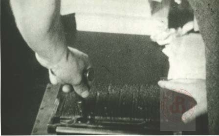 1940-1944, Warszawa. 
Podziemna drukarnia Biura Informacji i Propagandy Komendy Głównej Związki Walki Zbrojnej – Armii Krajowej. 
Fot. NN, Studium Polski Podziemnej w Londynie
