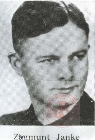 1939-1945, brak miejsca.  
Szef sztabu Okręgu Łódź Związku Walki Zbrojnej,  komendant okręgu śląskiego Armii Krajowej  major Zygmunt Janke. 
Fot. NN, Studium Polski Podziemnej w Londynie