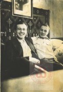 1945-1960, Nieborów.
Dojnik i ksiądz Bossowski.
Fot. NN, Studium Polski Podziemnej w Londynie