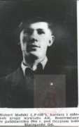 1939-1944, brak miejsca.
Harcerz i członek grupy wywiadu Armii Krajowej Hubert Mański. Rozstrzelany w październiku 1944 pod Ocyplem koło Starogardu Gdańskiego. 
Fot. NN, Studium Polski Podziemnej w Londynie