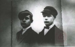 1921, Polska.
Uczestnicy powstania śląskiego Alojzy Rosolak i Lucjan Fajer.
Fot. NN, Studium Polski Podziemnej w Londynie