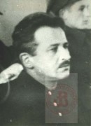 1947, Warszawa, Polska 
Polski działacz socjalistyczny i niepodległościowy Adam Obarski podczas procesu. 
Fot. NN, Studium Polski Podziemnej w Londynie