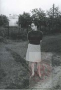 1982, brak miejsca.  
Żona Władysława Bartoszewskiego Zofia. 
Fot. NN, Studium Polski Podziemnej w Londynie