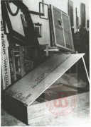 1945, Warszawa. 
Skrzynie przygotowane do wywiezienia warszawskich dóbr kultury. 
Fot. NN, Studium Polski Podziemnej w Londynie