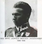 1922-1928, Polska.
Kapitan Leopold Okulicki. Po wojnie skazany w procesie szesnastu i zamordowany w więzieniu.
Fot. NN, Studium Polski Podziemnej w Londynie