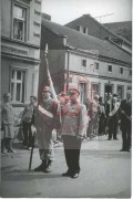 1.09.1976, Września, woj. poznańskie, Polska.
Uroczystości pogrzebowe Romana Abrahama, gen. Wojska Polskiego, dowodzącego we wrześniu 1939 roku Wielkopolską Brygadą Kawalerii w składzie Armii 