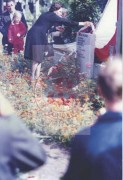 1984, Ostrów Mazowiecka, Polska.
40. rocznica bitwy pod Pecynką w Puszczy Białej. Uroczystości w kwaterze wojennej żołnierzy oddziałów partyzanckich Obwodu 
