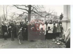 Uroczystość odsłonięcia tablicy poświęconej żołnierzom V Rejonu 