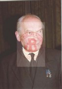 Lata 80, Wielka Brytania.
Tadeusz Pełczyński (1892-1985) - generał Wojska Polskiego, szef sztabu Komendy Głównej Armii Krajowej i zastępca Komendanta AK. Po zakończeniu II wojny światowej pozostał na emigracji. Do 1982 r. przewodniczący Zarządu Studium Polski Podziemnej, a w latach 1956-1969 także przewodniczący jej Rady. 
Fot. NN, Studium Polski Podziemnej w Londynie