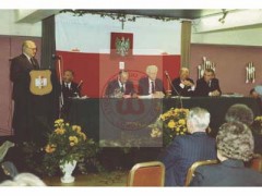 Październik 1983, Londyn, Anglia, Wielka Brytania.
Zjazd członków londyńskiego oddziału Stowarzyszenia Polskich Kombatantów.
Fot. NN, Studium Polski Podziemnej w Londynie
