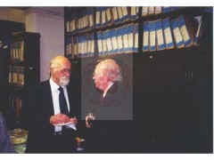 Prawdopodobnie 1998, Londyn, Anglia, Wielka Brytania.
Członkowie Koła byłych Żołnierzy Armii Krajowej oraz pracownicy Studium Polski Podziemnej podczas spotkania opłatkowego w siedzibie SPP.
Fot. NN, Studium Polski Podziemnej w Londynie