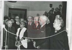 1974, Londyn, Anglia, Wielka Brytania.
Środowiska kombatanckie i polonijne na otwarciu wystawy 