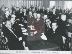 16.03.1969, Polska.
Ogólnopolskie spotkanie cichociemnych - spadochroniarzy Armii Krajowej zorganizowane przez Zespół Historyczny Cichociemnych.
Fot. NN, Studium Polski Podziemnej w Londynie