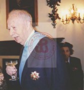 1.12.1995, Warszawa, Polska.
Uroczystości w Belwederze. Odznaczony Orderem Orła Białego zastępca dyrektora rozgłośni Radia Wolna Europa Tadeusz Żenczykowski.
Fot. NN, Studium Polski Podziemnej w Londynie