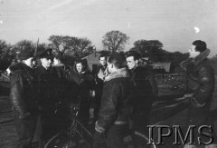 1.01.1943, Northolt, Anglia, Wielka Brytania.
Piloci 306 Dywizjonu Myśliwskiego 