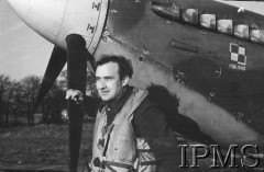 1.01.1943, Northolt, Anglia, Wielka Brytania.
Piloci 306 Dywizjonu Myśliwskiego 