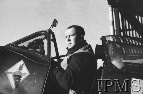 1.01.1943, Northolt, Anglia, Wielka Brytania.
Mjr Stefan Janus, pilot 306 Dywizjonu Myśliwskiego 