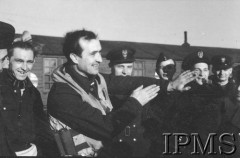 1.01.1943, Northolt, Anglia, Wielka Brytania.
Piloci 306 Dywizjonu Myśliwskiego 