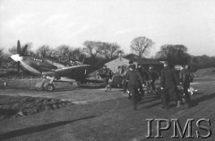 1.01.1943, Northolt, Anglia, Wielka Brytania.
Piloci 306 Dywizjonu Myśliwskiego 