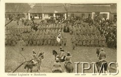 1914-1917, Sławków, Polska.
Żołnierze 4 Pułku Piechoty Legionów. 
Fot. Instytut Polski i Muzeum im. gen. Sikorskiego w Londynie