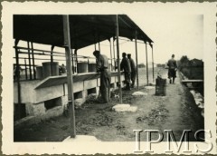 1940-1942, Idron, Francja.
Obóz internowania żołnierzy polskich w  Idron.
Fot. NN, Instytut Polski i Muzeum im. gen. Sikorskiego w Londynie