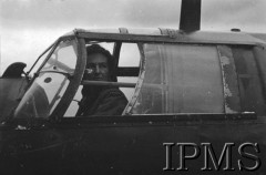 12.02.1943, Wielka Brytania.
Pilot Pomocniczej Służby Transportowej RAF (ATA) porucznik Anna Leska w kabinie Wellingtona.
Fot. NN, Instytut Polski i Muzeum im. gen. Sikorskiego w Londynie