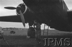 12.02.1943, Wielka Brytania.
Pilot Pomocniczej Służby Transportowej RAF (ATA) porucznik Anna Leska obok bombowca Wellington.
Fot. NN, Instytut Polski i Muzeum im. gen. Sikorskiego w Londynie