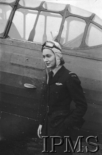 12.02.1943, Wielka Brytania.
Pilot Pomocniczej Służby Transportowej RAF (ATA) podporucznik Jadwiga Piłsudska.
Fot. NN, Instytut Polski i Muzeum im. gen. Sikorskiego w Londynie