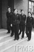 12.02.1943, Wielka Brytania.
Pilotki Pomocniczej Służby Transportowej RAF (ATA): porucznik Anna Leska, główna komendantka kobiecej sekcji ATA Pauline Gower, porucznik Stefania Wojtulanis (ps. Barbara) i podporucznik Jadwiga Piłsudska.
Fot. NN, Instytut Polski i Muzeum im. gen. Sikorskiego w Londynie