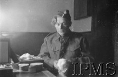 24.06.1943, Hemswell, Anglia, Wielka Brytania.
Przedstawienie Lwowskiej Fali - Henryk Vogelfänger 