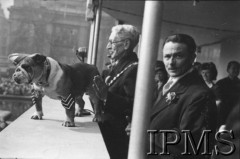 10-12.03.1943, Londyn, Anglia, Wielka Brytania.
Trafalgar Square. Przemówienie podczas kampanii 